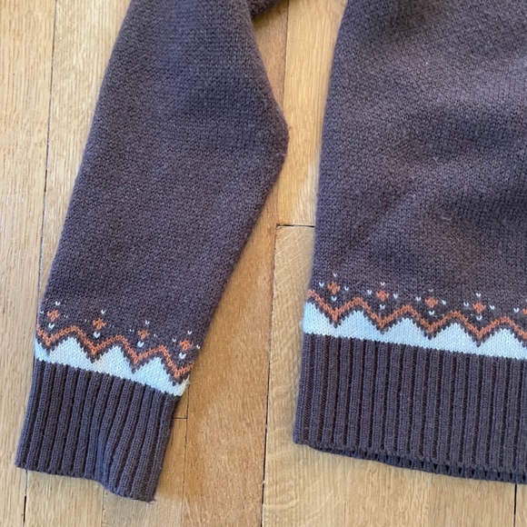 Kiel James Patrick Brown and Orange Pumpkin Sweater - Picture 5 of 9